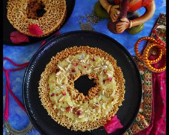 Update, Make Recipe Ghewar Home Style