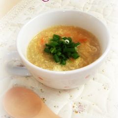A picture of Hot and Sour Soup with Cabbage Stalks.