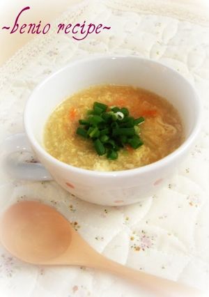 A picture of Hot and Sour Soup with Cabbage Stalks.
