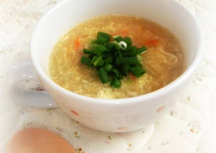 Hot and Sour Soup with Cabbage Stalks