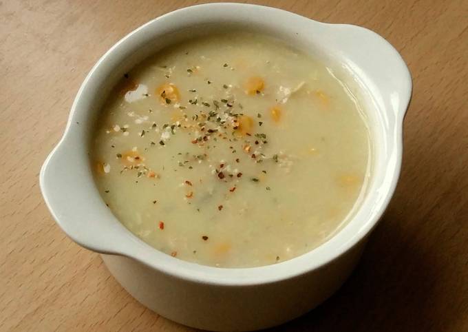 Vickys Chicken & Sweetcorn Soup, GF DF EF SF NF Recipe