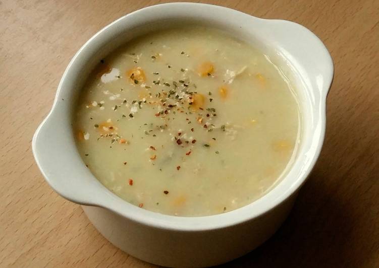 Step-by-Step Guide to Make Homemade Vickys Chicken &amp; Sweetcorn Soup, GF DF EF SF NF