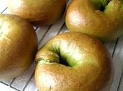 A picture of bread flour bagel