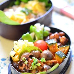 A picture of A Local Flavor of Gifu Magnolia Leaf Miso Pork Bento.