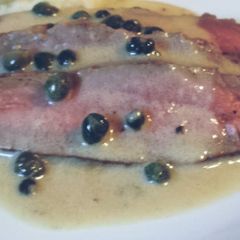 Flank Steak with Dijon Caper Sauce A picture of Flank Steak with Dijon Caper Sauce.