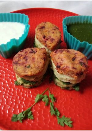 A picture of Baked foxnut coloured cutlet.