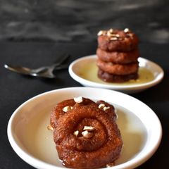 A picture of Chhanar Jilapi (Bengali Style Cottage Cheese Jalebi).