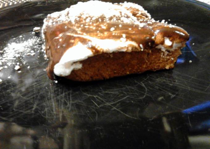 Grill Baked Smore's Cake
