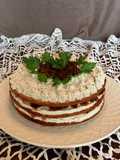 Nuda salata con mousse al tonno e peperoni caramellati