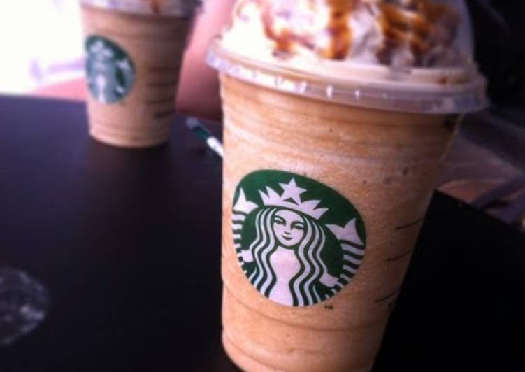 Recipe of Award-winning Starbucks caramel frappchino