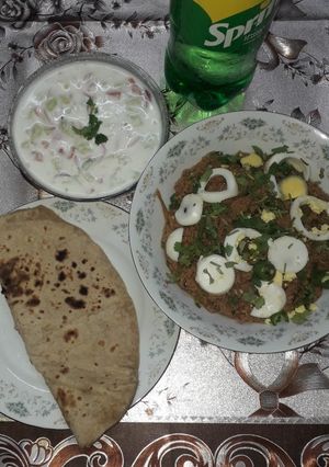A picture of Bhuna keema.