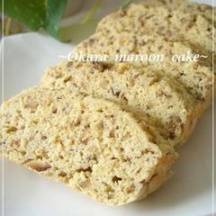 A picture of Easy Chestnut Cake with Okara.