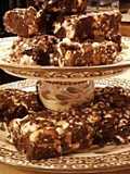 Chocolate Cookie Vanilla Chip Bars