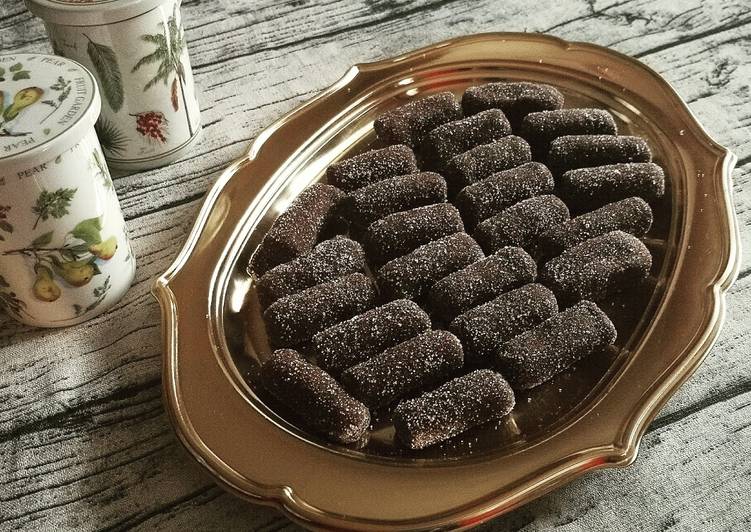 Biscotti di pandoro e cioccolato senza cottura