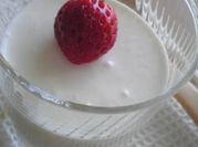 A picture of yogurt mousse