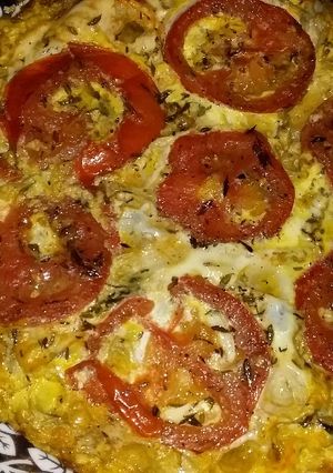 صورة لوصفة طورطية باذنجان بالبيض
