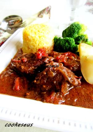 A picture of Beef Simmered In Beer.