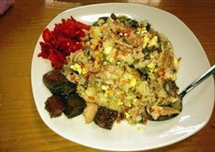 Recipe of Ultimate Crumbly Fried Rice with Shio-Koji