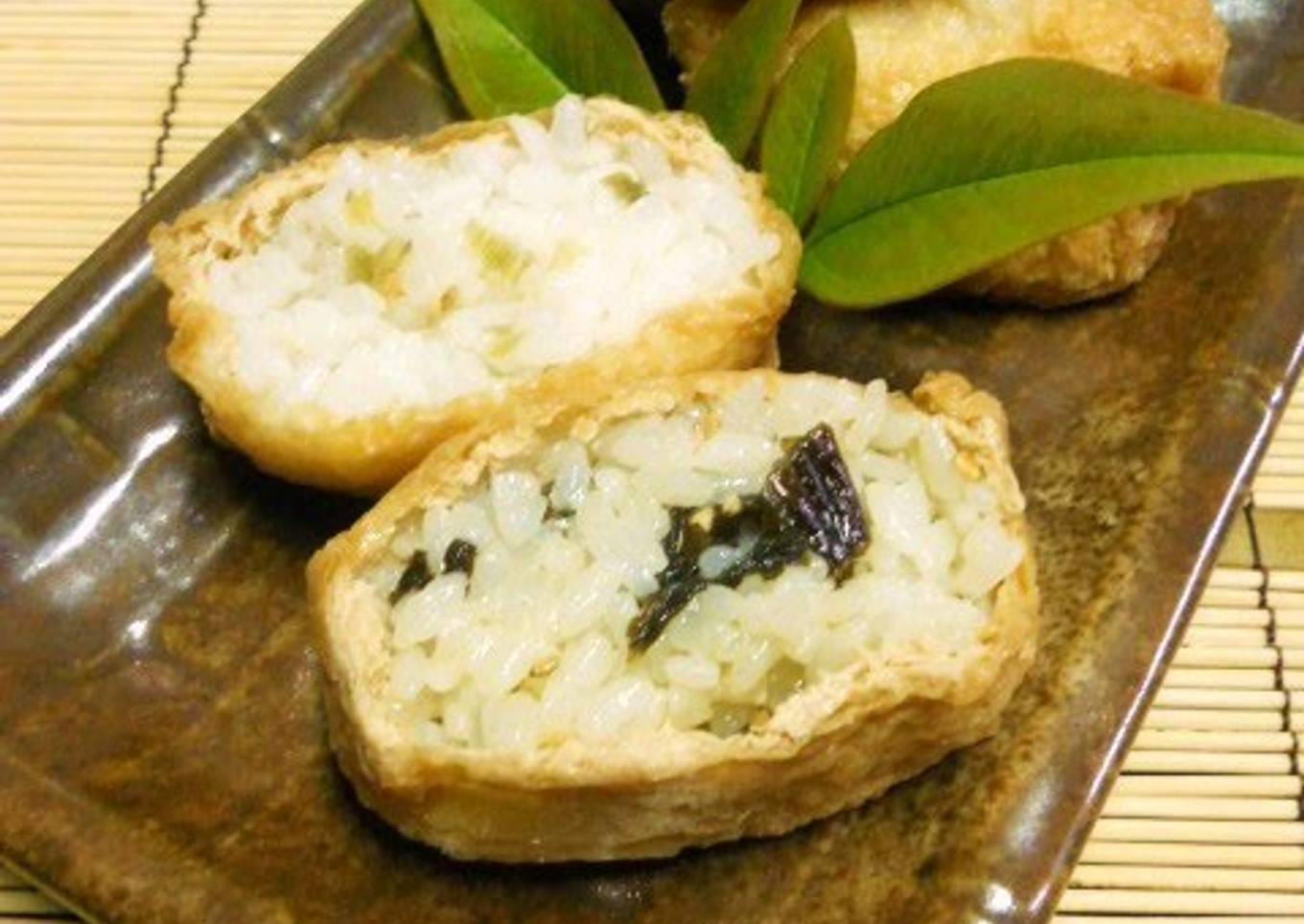 Inari Sushi with a Twist - Wasabi Inari