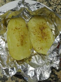 Una foto de Patatas al horno a la papillote