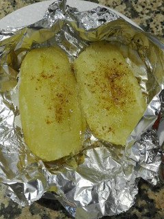 Una foto de Patatas al horno a la papillote