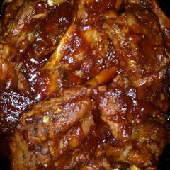 A picture of The best ribs ever.