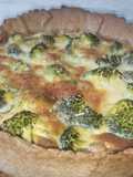 Tarta de brócoli con masa integral