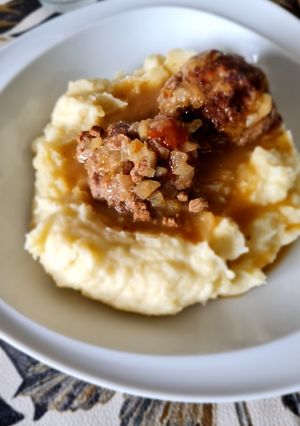 Una foto de Albóndigas a la inglesa
