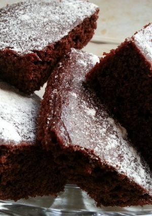 A picture of Eggless Chocolate Brownies.