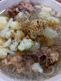 Canh súp lơ sườn heo nấu miến