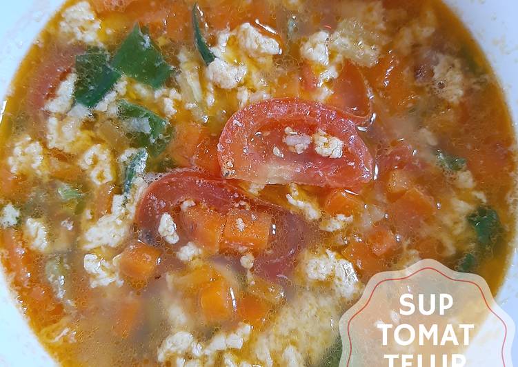 Sup Tomat Telur Wortel
