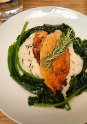 A picture of Tony's Parmesan Chicken.