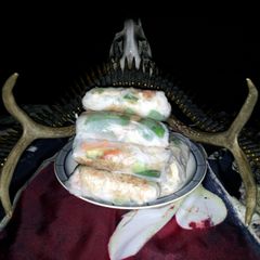 A picture of Hoisin Salad Rolls.