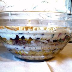Cornbread salad A picture of Cornbread salad.