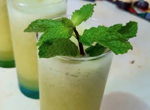 Una foto de Jugo de Melón Hierbabuena ☺🌿