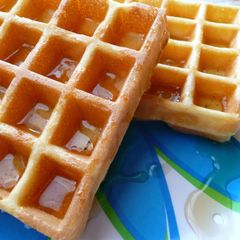 A picture of Waffles With One Egg.