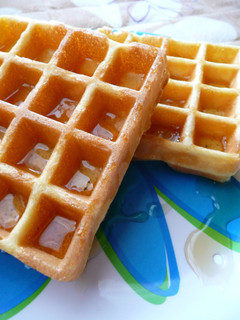 A picture of Waffles With One Egg.