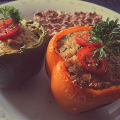 A picture of Capsicum omelette.