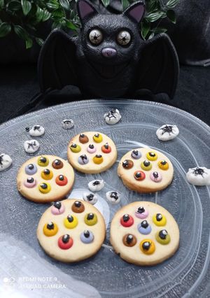 Una foto de Galletas con ojos fantasía para Halloween