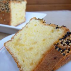 A picture of Spring Ginger Simmered in Honey Pound Cake.