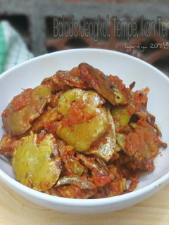Foto resep Jengkol, tempe, ikan teri Balado😋
