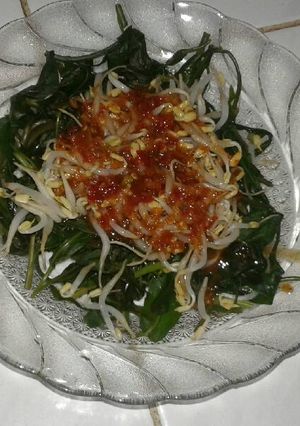 Foto resep Cemeding Kangkung atau Rujak Kangkung