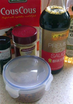 A picture of Naughty French Onion Flavoured Couscous.