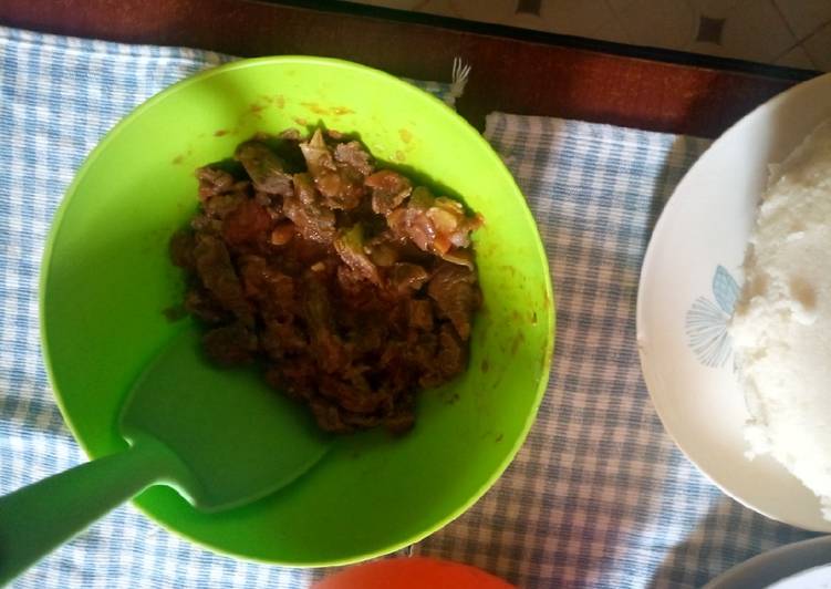 Step-by-Step Guide to Prepare Ultimate Simple beef stew(wet fry)