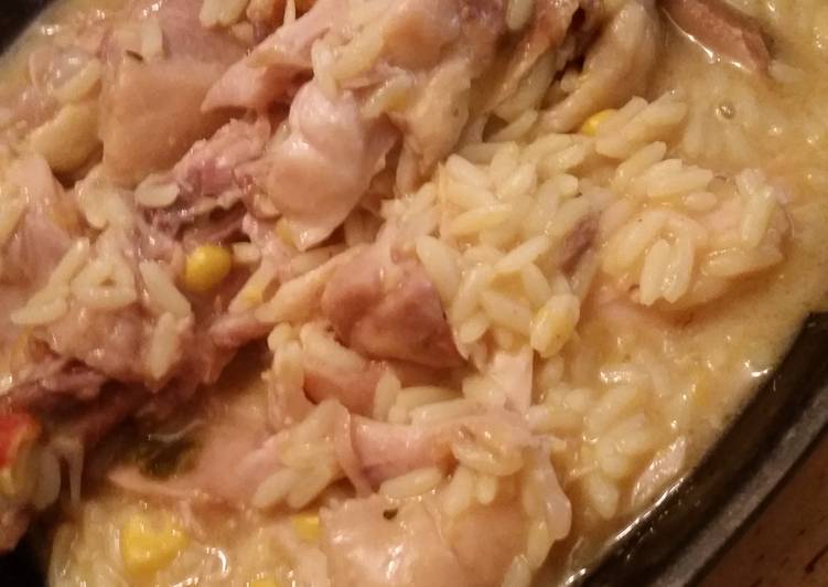 Easy chicken crockpot casserole