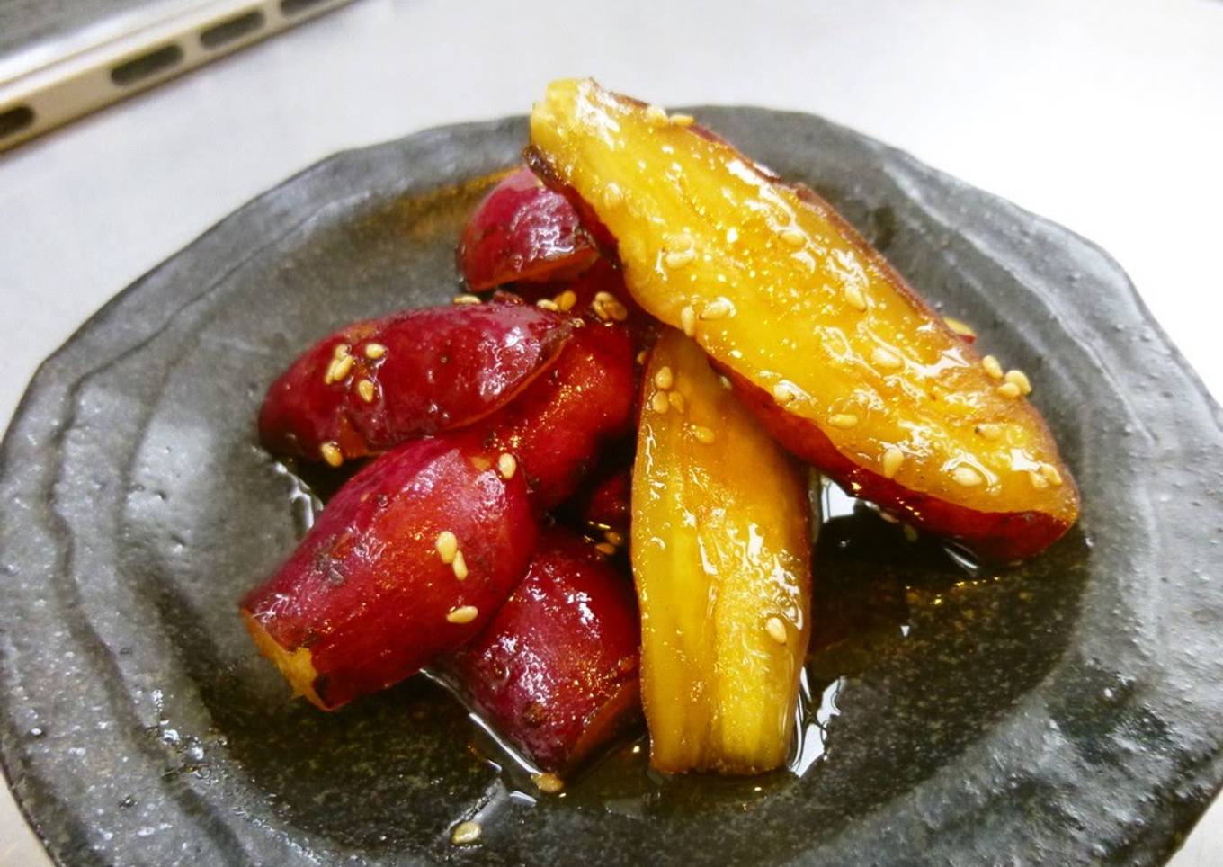 Sweet potatoes in 10 minutes