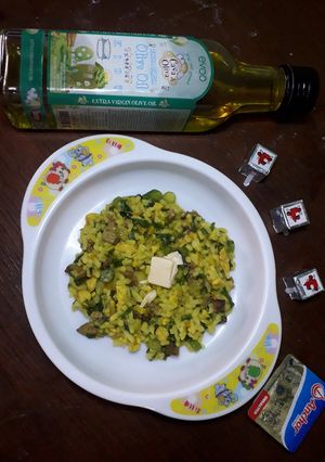 Foto resep Mpasi 9m+ tim nasi kuning ati ayam