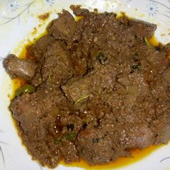 A picture of Masala dar kaleji.
