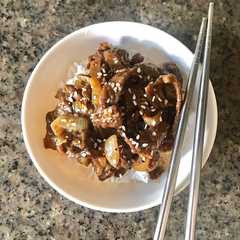 รูปของ Beef teriyaki ala hokben