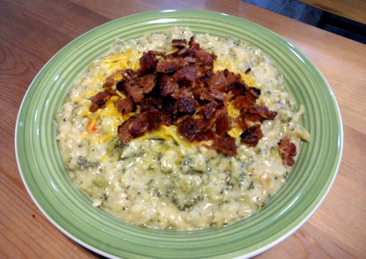 cheddar broccoli rice soup